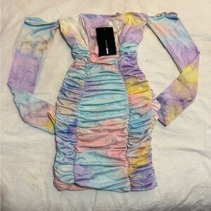 SALE Off the shoulder mini dress